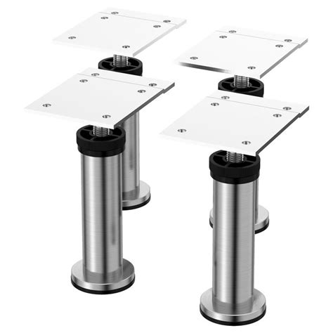 cabinet stainless steel legs|ikea stainless steel table legs.